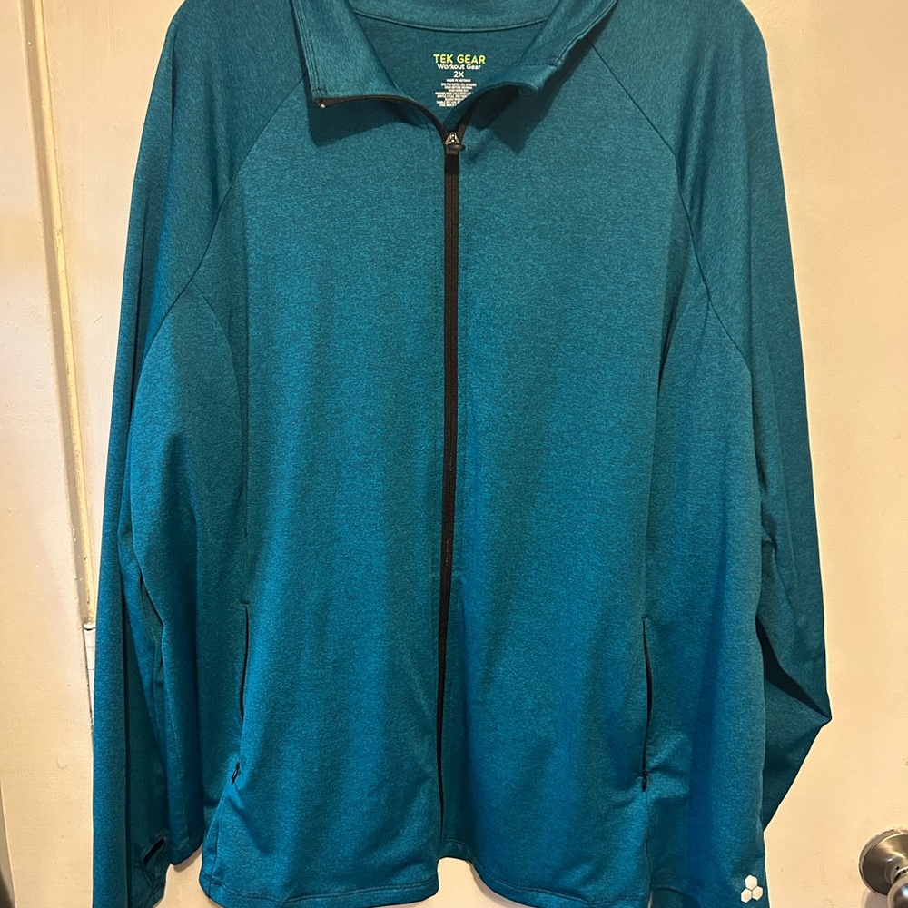 Tek Gear Blue Athletic Polo Shirt